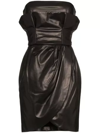 Versace strapless leather mini dress $3,595 - Buy Online AW18 - Quick Shipping, Price