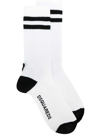 Dsquared2 Striped Sports Socks - Farfetch