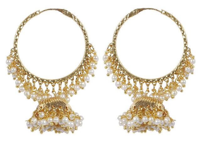 indian pearl earrings