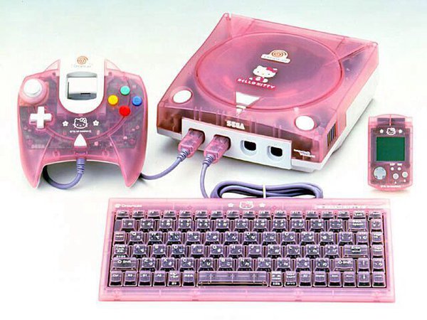 Institute for Y2K Aesthetics — Hello Kitty Pink Edition Dreamcast (Nov. 25, 1999)...