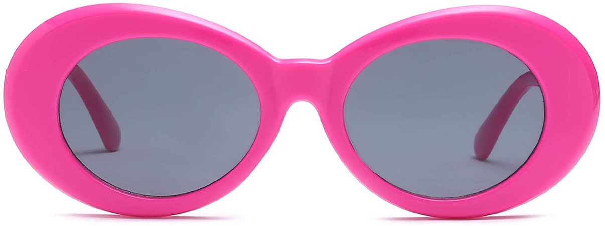 Amazon.com: SIPU Retro Oval Sunglasses Unisex UV400 Resin Eyewear Round Lens Clout Goggles: Clothing