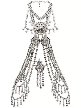 Gucci Crystal Body Chain - Farfetch