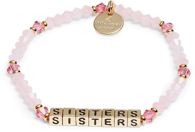 Little Word Project Sisters Stretch Bracelet