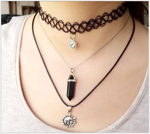 choker crystal necklace