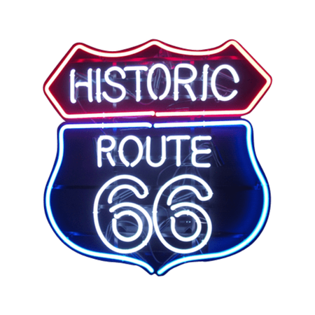 vintage americana cherry bomb aesthetic lolita route 66 historic neon sign filler usa