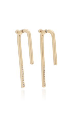 Celeste 12K Gold-Plated Crystal Earrings by DEMARSON | Moda Operandi