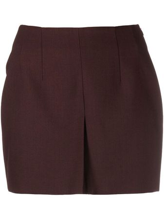 Materiel front-slit Mini Skirt - Farfetch