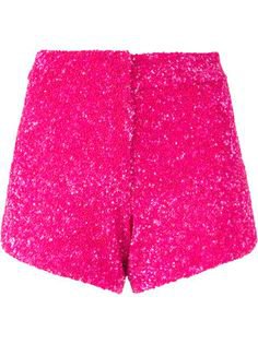 Hot pink sequin shorts