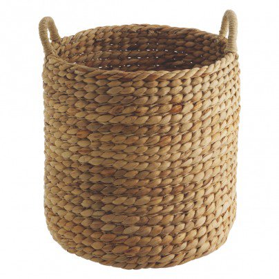 DUFFIELD Woven water hyacinth storage basket with handles | Buy now at Habitat UK