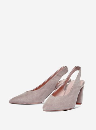 Wide Fit Taupe ‘Emily’ Court Shoes | Dorothy Perkins