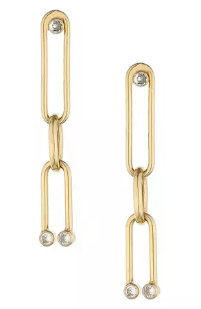 Ettika Chain Link Linear Drop Earrings | Nordstrom