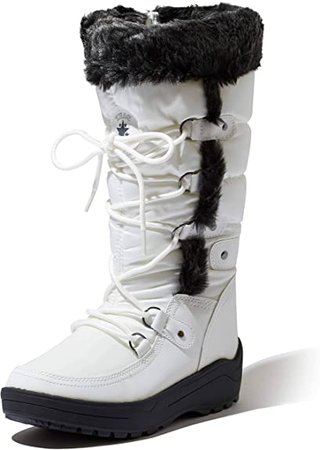 Amazon.com | DailyShoes Women's Woman's Knee High Up Warm Fur Water Resistant Eskimo Snow Boots | Snow Boots