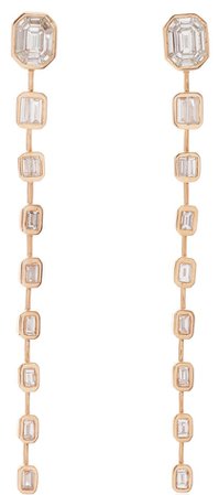 SHAY 18kt Rose Gold Diamond Drop Earrings