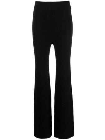 REMAIN Soleima Knitted Flared Trousers - Farfetch