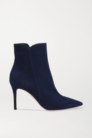 Levy 85 Suede Ankle Boots - Midnight blue