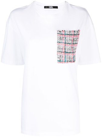 Karl Lagerfeld Boucle pocket T-shirt