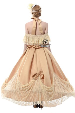 Victorian Dress Khaki Color Renaissance Medieval Ball Gowns Cosplay– Cosplay Infinity