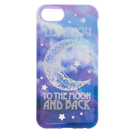 Love You to the Moon and Back Protective Phone Case | Claire's US