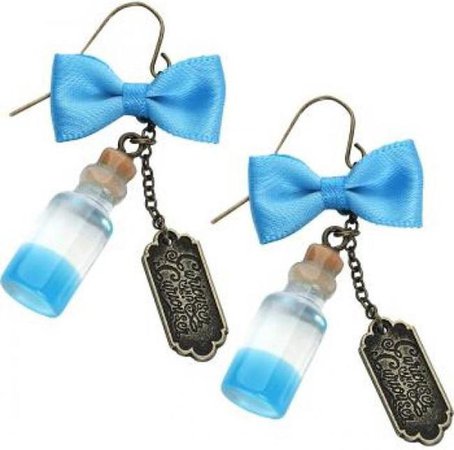 Neon Tuesday - Alice In Wonderland Curiouser Bottle Earrings - Buy Online Australia – Beserk