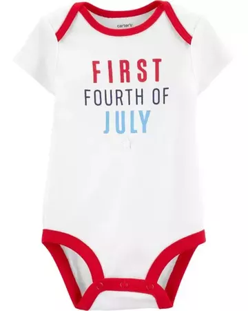 Baby Boy First Fourth Of July Bodysuit | Carters.com
