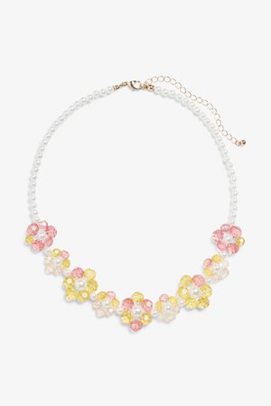 Beaded necklace - Multi - Jewellery - Monki WW