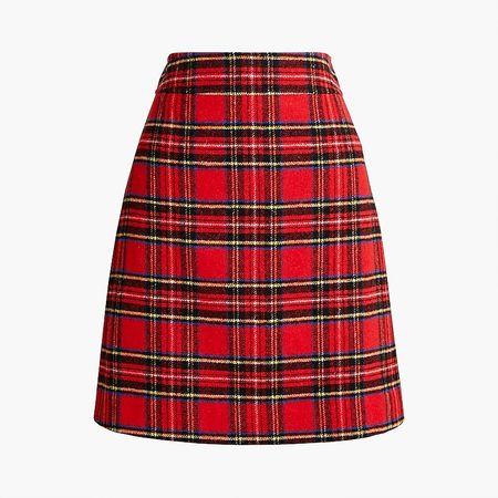 Factory: Wool-blend A-line Mini Skirt For Women