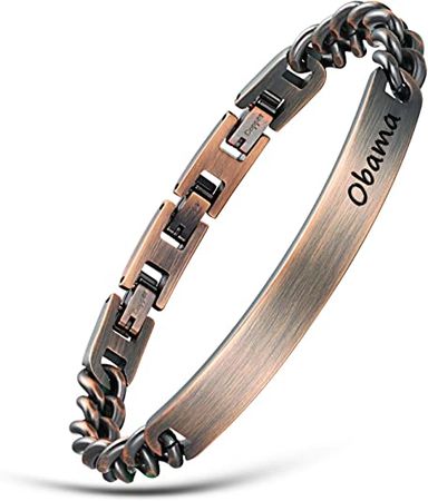 Amazon.com: WelMag Customized Inspirational Bracelet Cuff Bangle Mantra Quote Engraved Motivational Friend Encouragement Jewelry Gift for Women Teen Girls (Copper, Gratitude): Clothing, Shoes & Jewelry