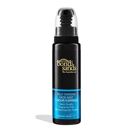 Amazon.com: Bondi Sands 1 Hour Express Self Tanning Face Mist | Lightweight Dual Action Formula, Dermatologically tested, Suitable for Sensitive Skin | 2.36 Fl Oz : Beauty & Personal Care