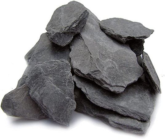 Amazon.com: Natural Slate Stone -1 to 3 inch Rocks for Miniature or Fairy Garden, Aquarium, Model Railroad & Wargaming (2): Garden & Outdoor