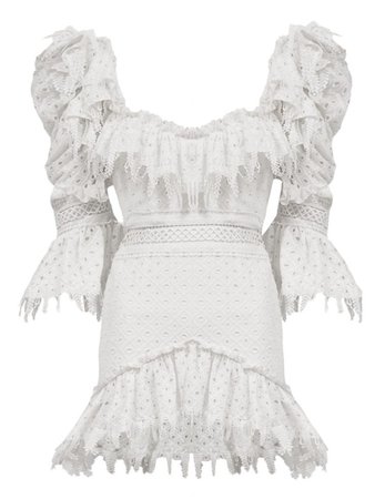 raisa Vanessa white dress (ss19) €1365