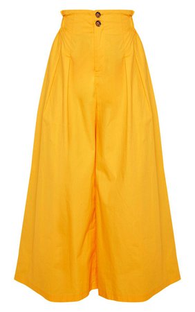 Mustard Extreme Culotte | Trousers | PrettyLittleThing AUS