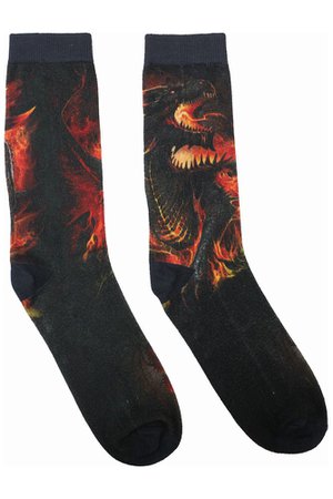 Draconis Unisex Socks by Spiral Direct | Gothic Accessories
