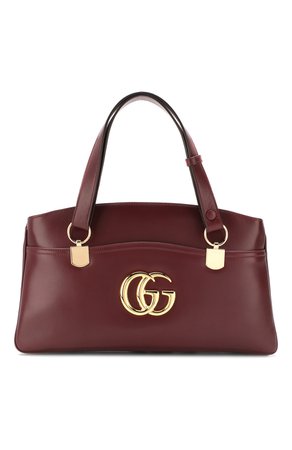 Женская сумка arli large GUCCI бордовая цвета — купить за 201300 руб. в интернет-магазине ЦУМ, арт. 550130/0V10G
