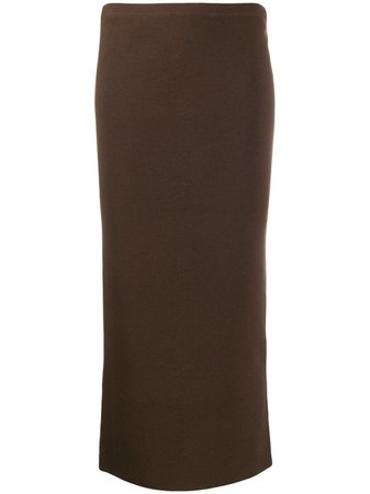 Toteme Fitted Midi Skirt