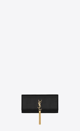 Saint Laurent ‎Kate Tassel Clutch In Smooth Leather ‎ | YSL.com