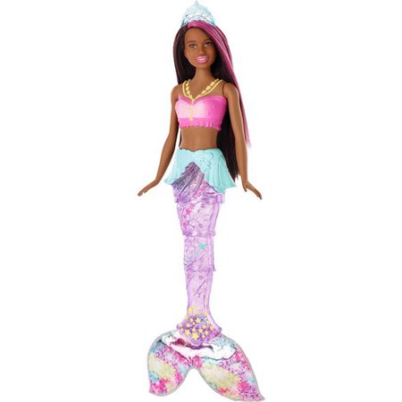 Barbie Dreamtopia Sparkle Lights Mermaid - Brunette : Target