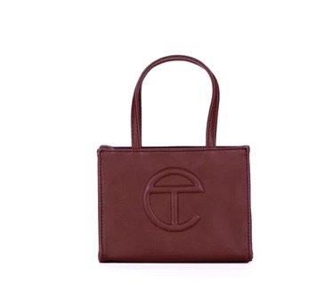 Telfar Global Mini-Burgundy Bag