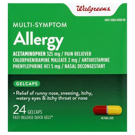 Walgreens Multi-Symptom Allergy Gelcaps | Walgreens