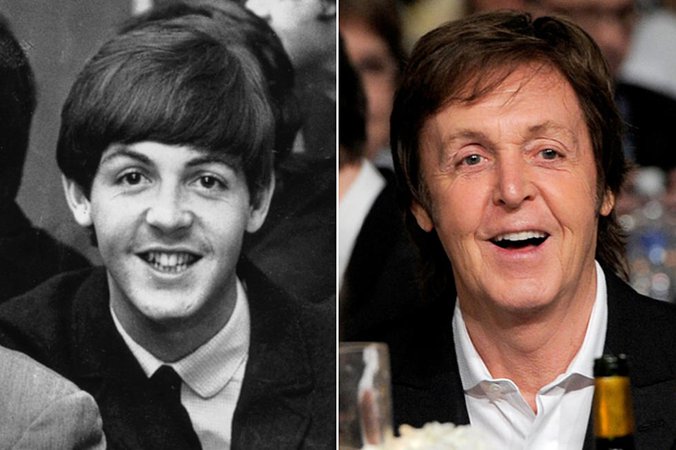 paul mccartney then and now - Google Search