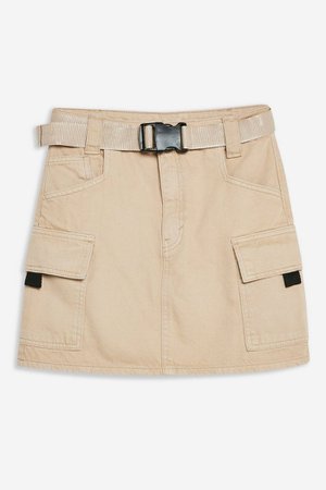 Stone Mini Denim Skirt | Topshop