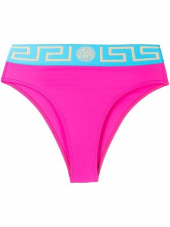 Versace logo-waistband Bikini Bottoms - Farfetch
