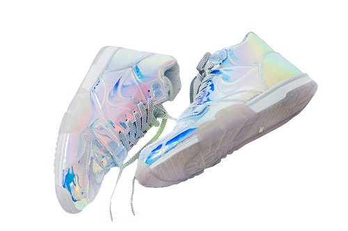 Holographic Nikes (transparent) shared by Angel Baby