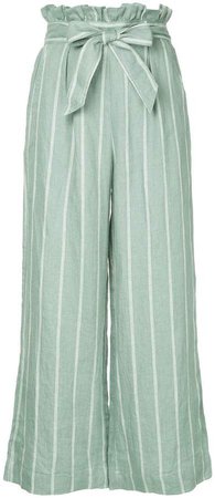 Suboo striped wide leg trousers
