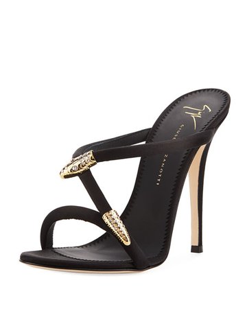 Giuseppe zanotti 115mm silk snake slide sandal womens black [PhIskpFu-XfHPxOCl] - $264.18 : Giuseppe Zanotti Outlet UK, Giuseppe Zanotti Women Shoes
