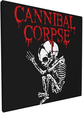 Cannibal corpse skeleton logo flag