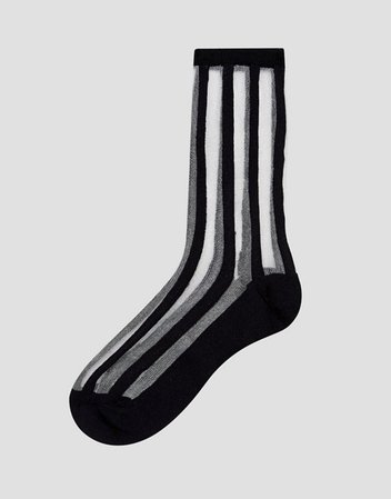 Monki Sheer Stripe Socks | ASOS