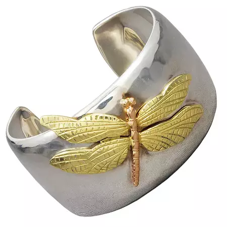 TIFFANY Dragon Fly Cuff Bracelet at 1stDibs | tiffany dragonfly cuff bracelet, tiffany dragonfly bracelet, tiffany and co dragonfly bracelet