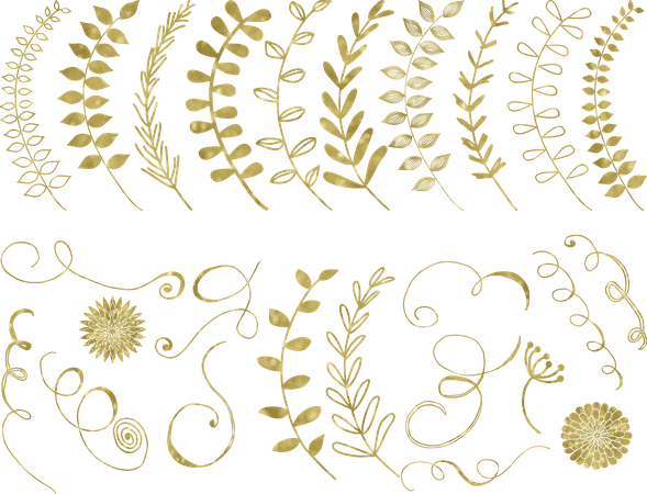 Gold Foil Background Extras 1