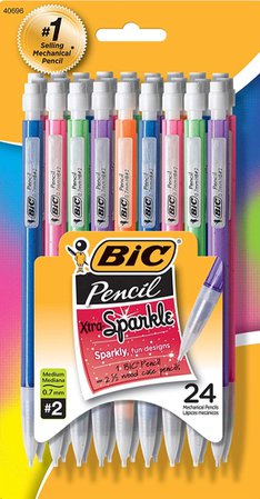 bic sparkle pencils