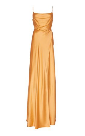 Greta Silk-Satin Gown By Markarian | Moda Operandi